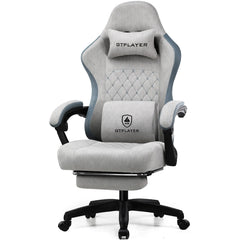 GTPLAYER Gaming Chair with Pocket Spring Cushion & Linkage Armrests