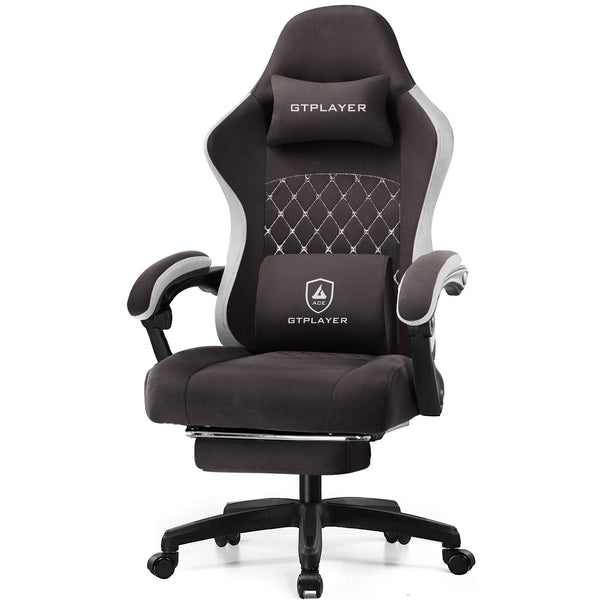 GTPLAYER Gaming Chair with Pocket Spring Cushion & Linkage Armrests
