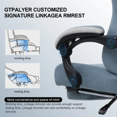 GTPLAYER Gaming Chair with Pocket Spring Cushion & Linkage Armrests