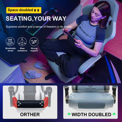 GTPLAYER Gaming Chair with Pocket Spring Cushion & Linkage Armrests