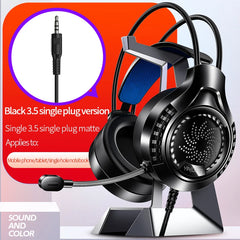 YINDIAO RGB Wired Gaming Headset — 7.1 Surround, 40mm Drivers, Memory Foam, Dual USB