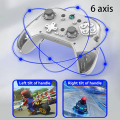 Wireless Bluetooth Gamepad — Charging Dock, Six-Axis Gyroscope, Hall Rocker, Multi-Platform