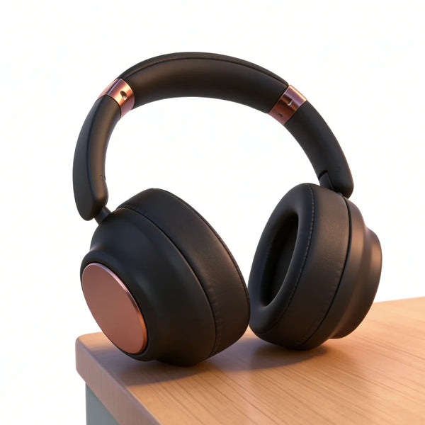Foldable Wireless HiFi Gaming Headset — Bluetooth 5.3, Noise Cancellation, Stereo, Long Battery