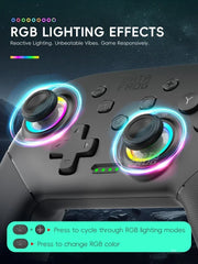 DATA FROG Bluetooth Controller for Switch 2 / OLED / Lite, Wireless Pro