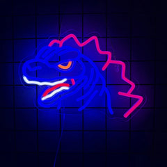 Godzilla, GIR, Slimer, Retro Movie LED Neon Sign