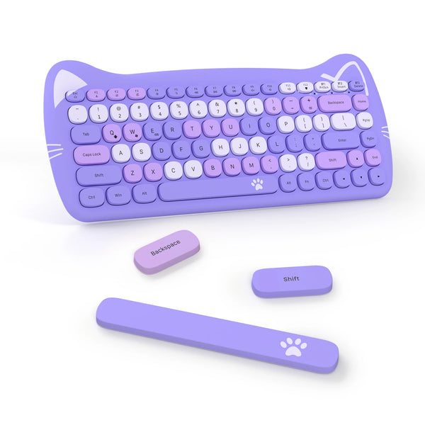 Ziyoulang 3060I 84-Key Wireless Bluetooth Keyboard — Slim, Portable & Cute
