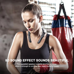 Wearable Bluetooth-compatible Speaker Hanging Neck Wireless Sound Box