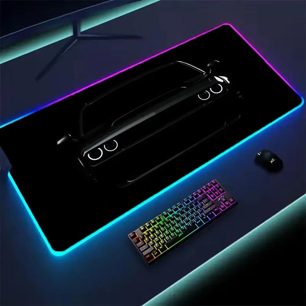 Car Super Cool RGB Mousepad Computer Table Mat Gaming Mouse Pad Gamer