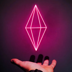 SIMS Plumbob LED Neon Sign