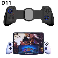 D11 Wireless Stretchable Game Controller — Hall Effect Triggers, Switch / Android / iOS