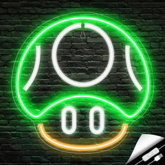 Super Mario Mushroom LED Neon Sign