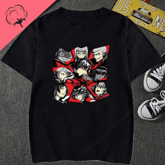 Persona 5 Goro Akechi Game Gift Gaming Shirt Anime Manga for Gamer Lover