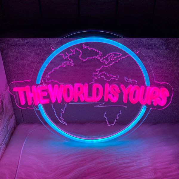 Scarface: The World Is Yours LED Neon Sign