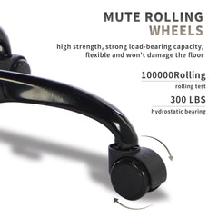 MOYU Ergonomic Gaming Chair with Massage Lumbar, Footrest & Tech Fabric — 300lb Capacity