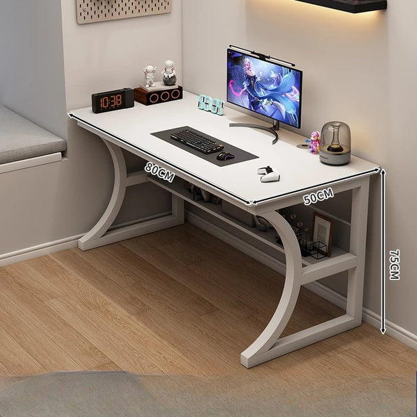 Ergonomic L-Shaped Gaming & Study Desk with Storage Shelf — 2 Sizes Available
