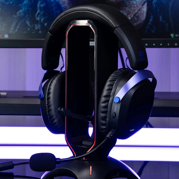 Akko Quad-Mode Wireless Gaming Headset — 7.1 Surround, 50mm Neodymium Drivers, ANC, Ultra-Low Latency
