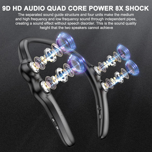 Wearable Bluetooth-compatible Speaker Hanging Neck Wireless Sound Box