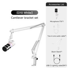 Dynamic Wireless Microphone Gaming Mic Voice Noise Reduction for Streaming