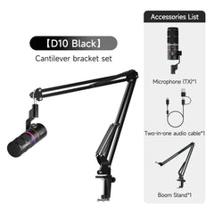 Dynamic Wireless Microphone Gaming Mic Voice Noise Reduction for Streaming