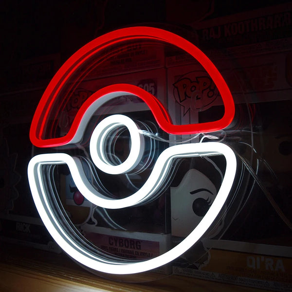 Pokéball LED Neon Sign