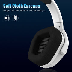 NUBWO 2.4G Dual Wireless Gaming Headset — 100H Battery, 5ms Latency, Bluetooth 5.3, Noise-Cancelling