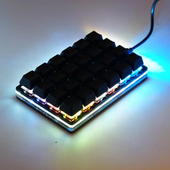 Mini Keypad 24 Keys Black USB DIY Shortcut Function Keyboard Gaming
