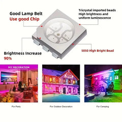 Led Strip 5M LED Strip Light led ribbon 15M 20M 30M led diode tape Bluetooth