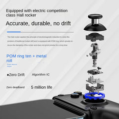 D10 / D10S Wireless Stretchable Gamepad — Hall Rocker, Cooling Fan (D10S), Multi-Platform