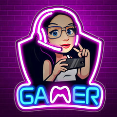 Monkey Gamer LED Neon Sign