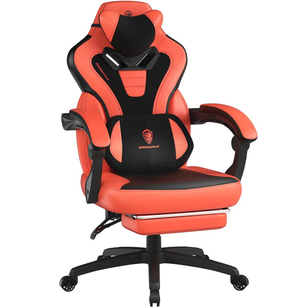 Oversized Gaming Chair with Pocket Spring Cushion, Massage & Storage Pouch