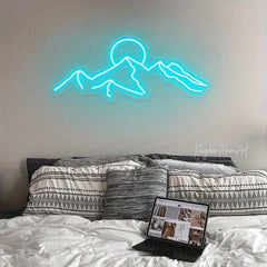 A E S T H E T I C Vaporwave Mountain LED Neon Sign
