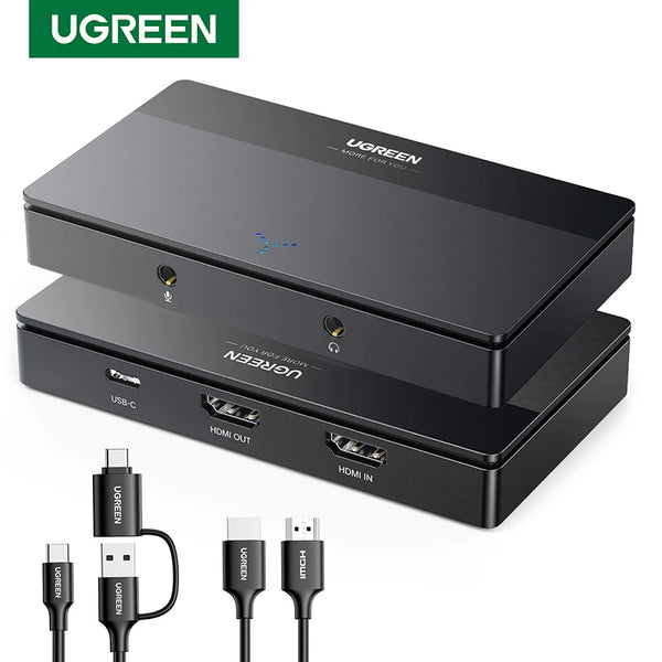 UGREEN HDMI Video Capture Card 4K60Hz HDMI to USB/Type-C Video