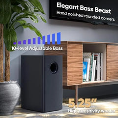 Sound Bar for Smart TV with Subwoofer 100W Detachable Soundbar Home