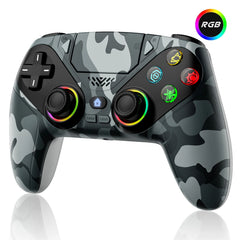 For PlayStation 5/PS5 Pro/Slim PC Controller RGB Light Wireless Gamepads