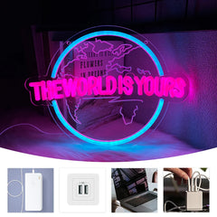 Scarface: The World Is Yours LED Neon Sign