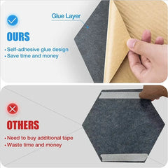 Sound Absorbing Panels, Self-Stick Acoustic Wall Tiles Noise Reduction
