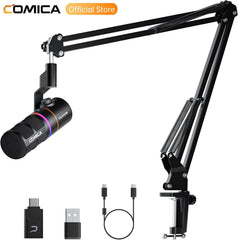 Dynamic Wireless Microphone Gaming Mic Voice Noise Reduction for Streaming