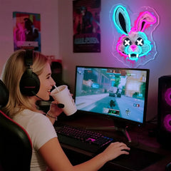 Evil Bunny LED Neon Sign