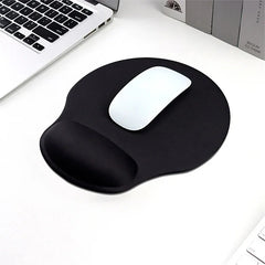 High Quality 1PC Black Mouse Pad With Wrist Rest Anti-Slip Gaming Mousepad