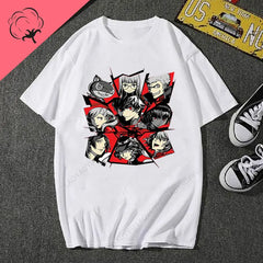 Persona 5 Goro Akechi Game Gift Gaming Shirt Anime Manga for Gamer Lover