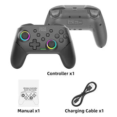 DATA FROG Bluetooth Controller for Switch 2 / OLED / Lite, Wireless Pro