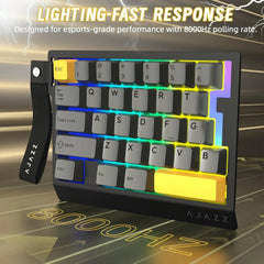 29-Key One-Handed RGB Gaming Keyboard — 8000Hz Polling, Rapid Trigger, Hot-Swap