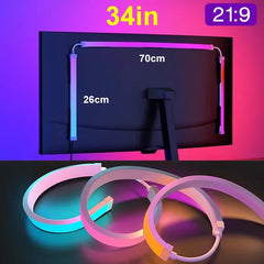 Computer Screen LED Sync Light Smart Gaming Strip Light Monitor RGB Screen