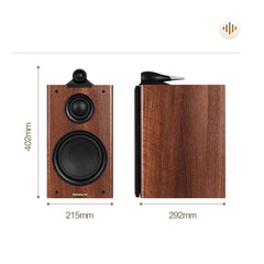 6.5 Inch Speaker Three-Way Passive Bookshelf Speaker 120W HiFi Fever