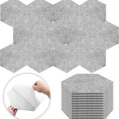 Sound Absorbing Panels, Self-Stick Acoustic Wall Tiles Noise Reduction