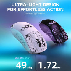 ATTACK SHARK X3 Lightweight Wireless Gaming Mouse — 26000 DPI, 49g