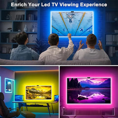 RGBIC LED TV Backlight Strip with Camera App Control Music Sync Smart Lights