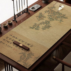 Wool Felt Calligraphy Desk Mat Pad for Chinese Brush Practice Beginner-Friendly