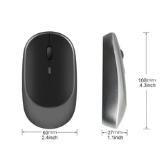 Rechargeable Dual-Mode Wireless Mouse — Bluetooth & 2.4G