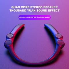 Wearable Bluetooth-compatible Speaker Hanging Neck Wireless Sound Box